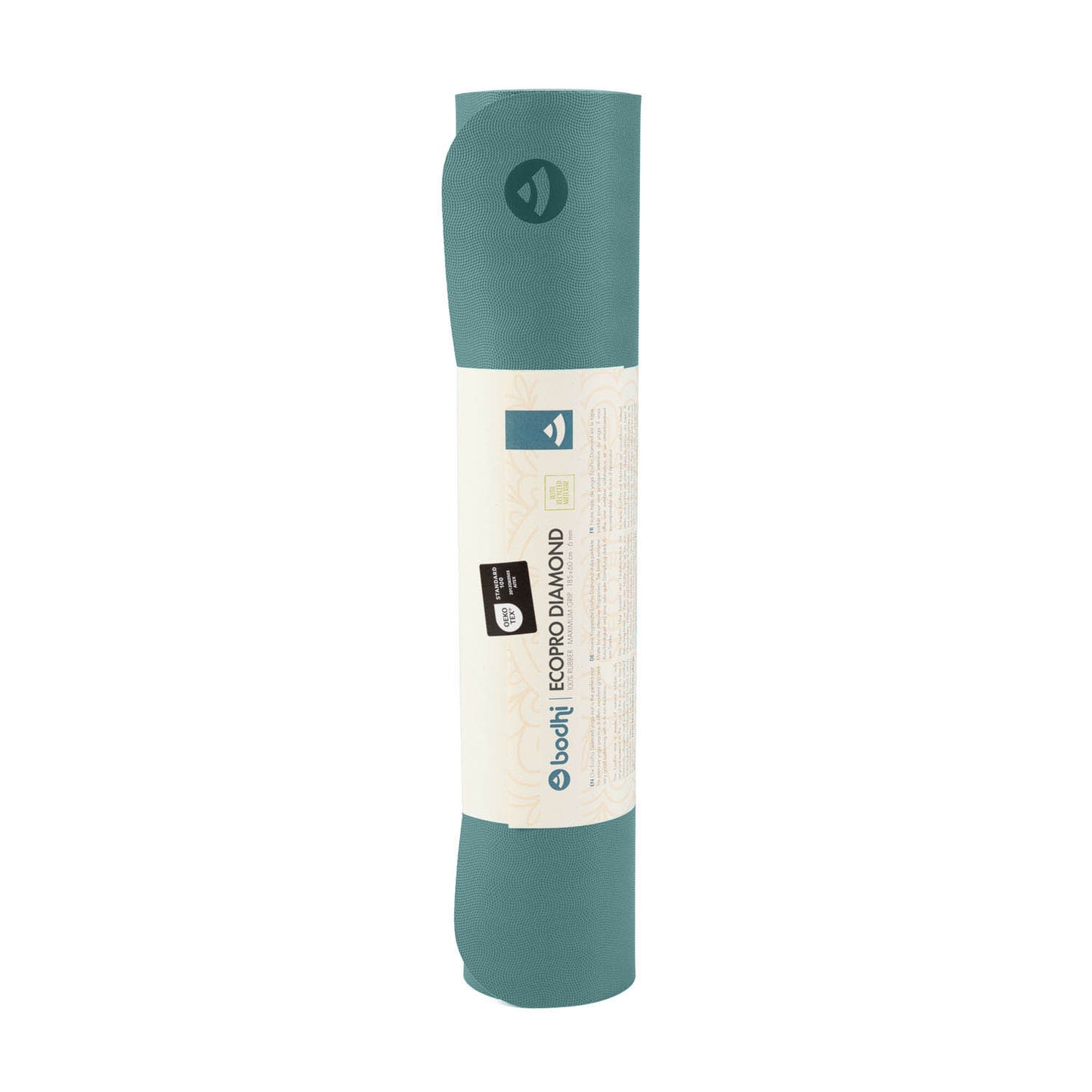 EcoPRO Natural Rubber Diamond Yoga Mat - 6mm Thick