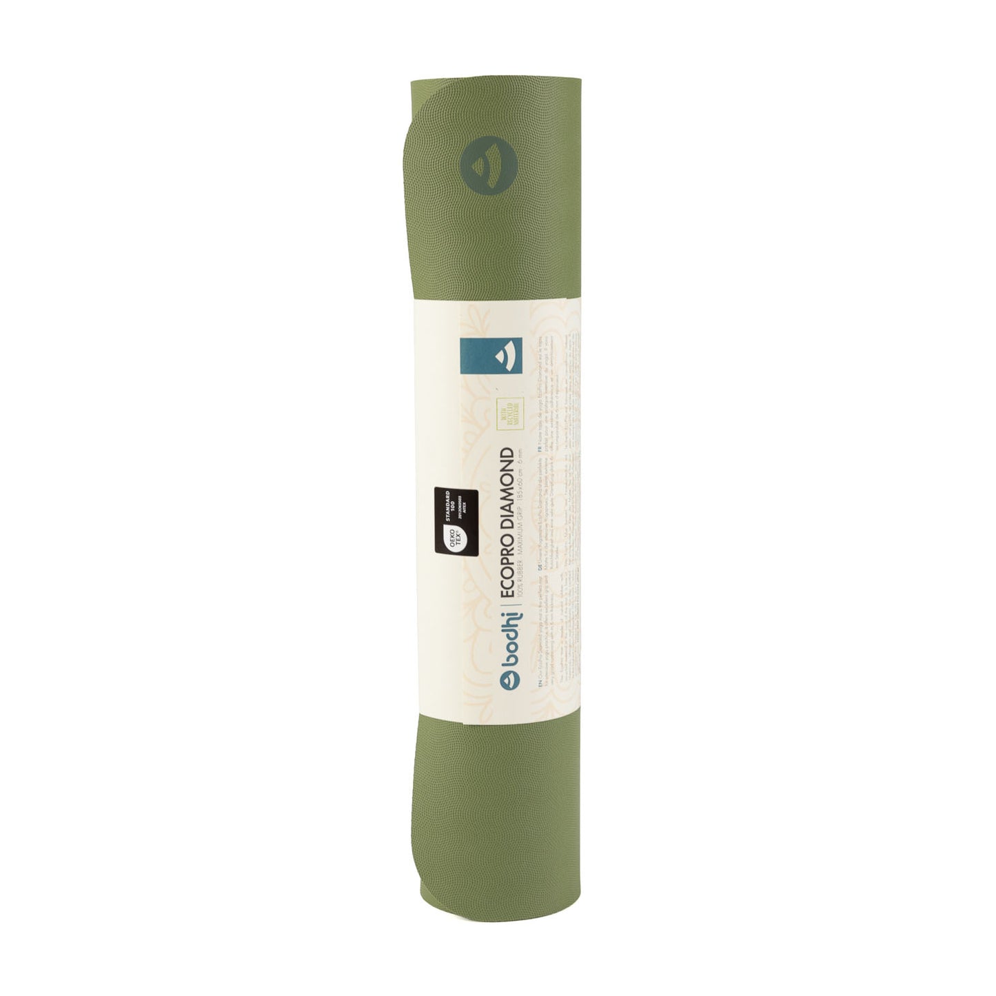 EcoPRO Natural Rubber Diamond Yoga Mat - 6mm Thick