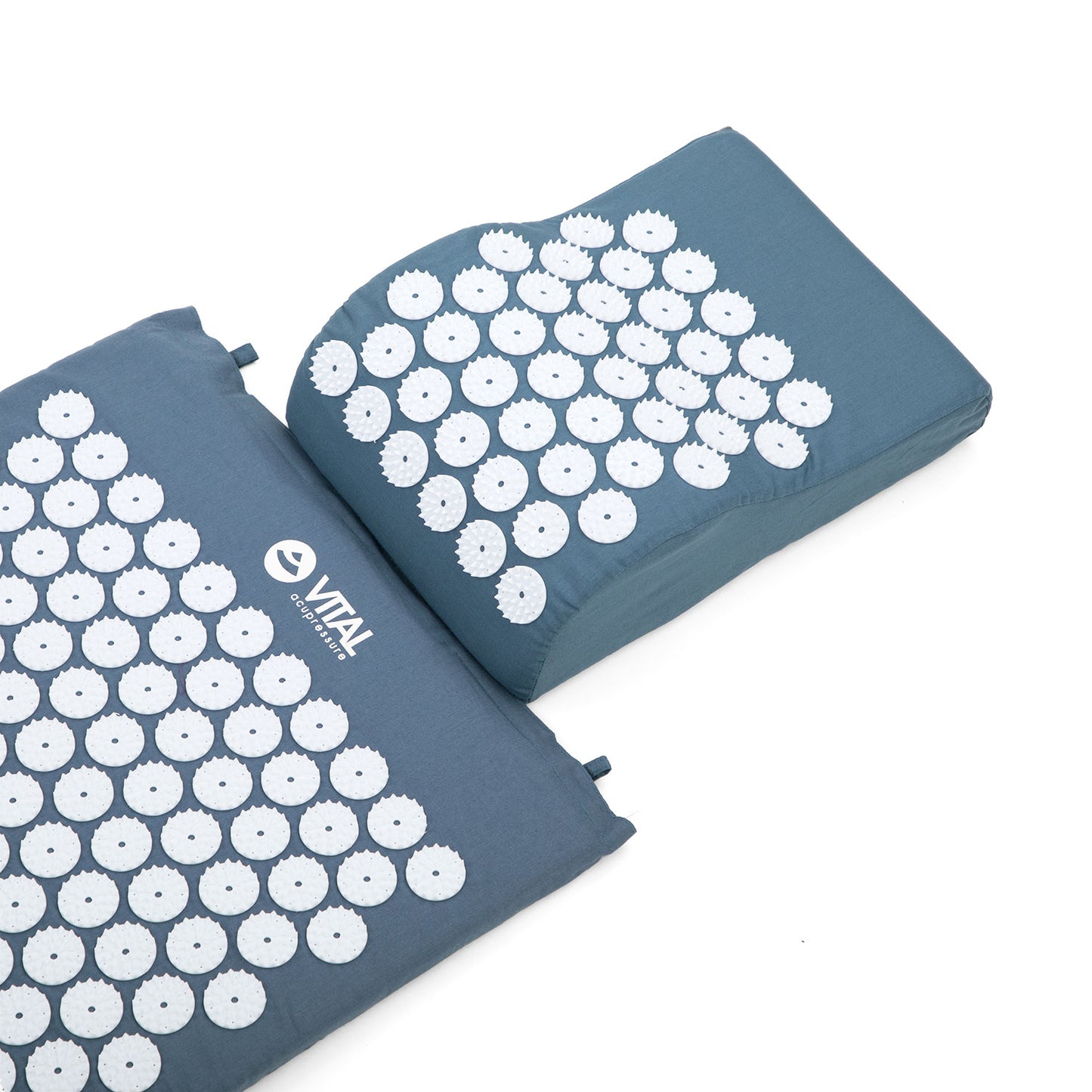 Acupressure Bed of Nails Mat and Head Cushion Pillow Set