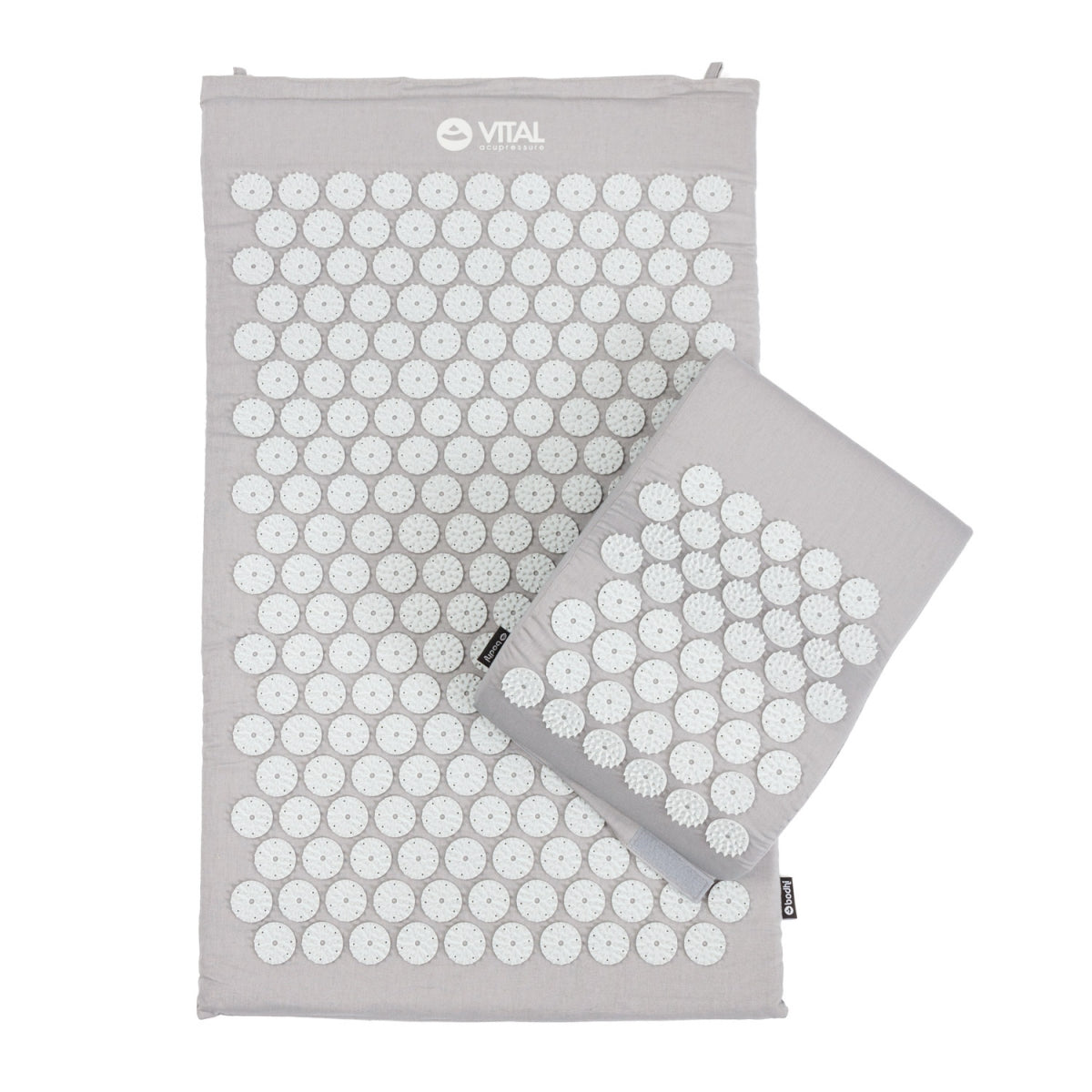 Acupressure Bed of Nails Mat and Head Cushion Pillow Set
