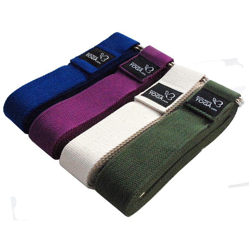 Classic Yoga Belts - Straps - 250cm - D-RING Buckle