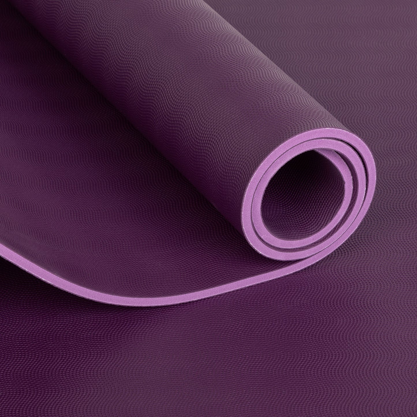 EcoPRO Natural Rubber Diamond Yoga Mat - 6mm Thick