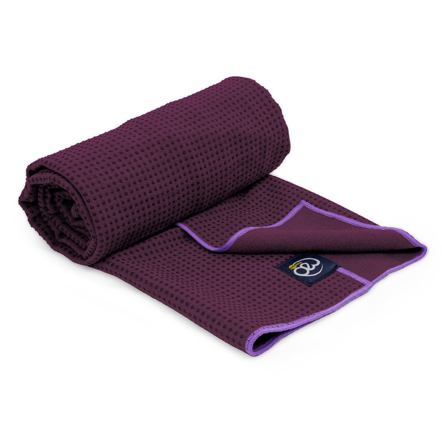 Hot Yoga GRIP TOWEL with anti-slip Silicone Dots | Plain colour