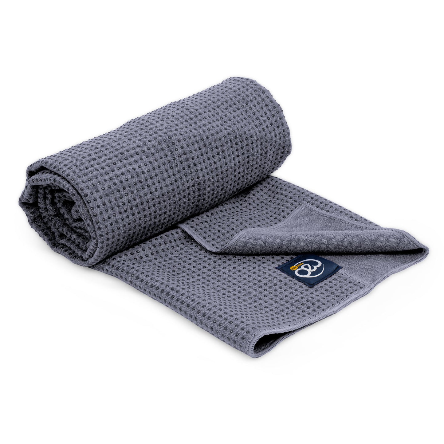 Hot Yoga GRIP TOWEL with anti-slip Silicone Dots | Plain colour