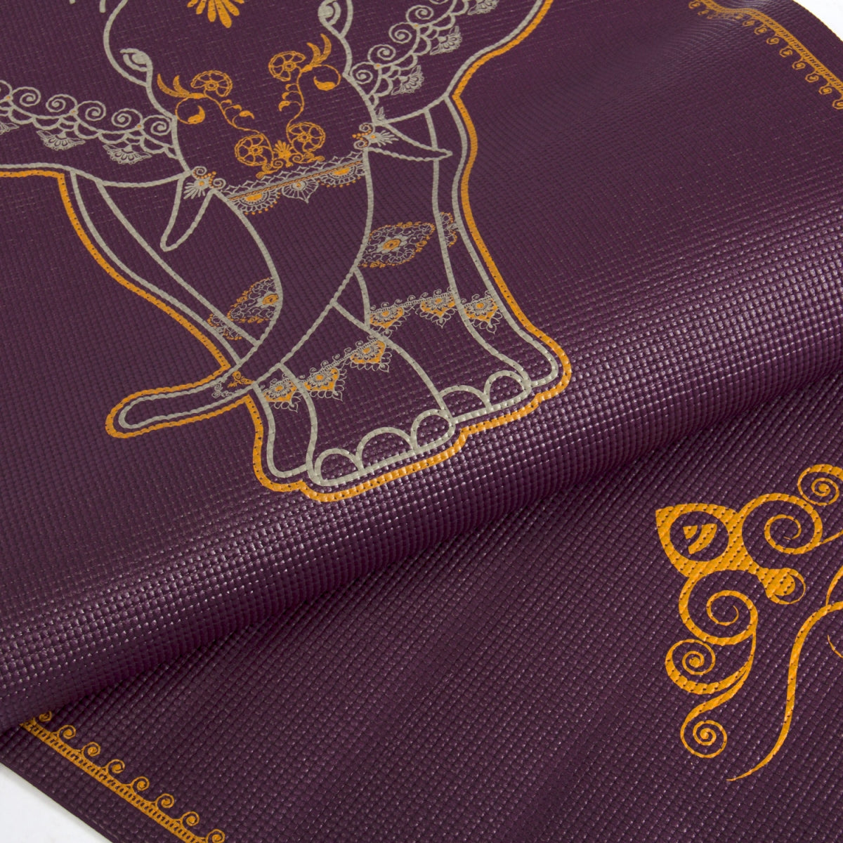 Big Elephant and Flower of Life Yoga Mats - Leela Collection
