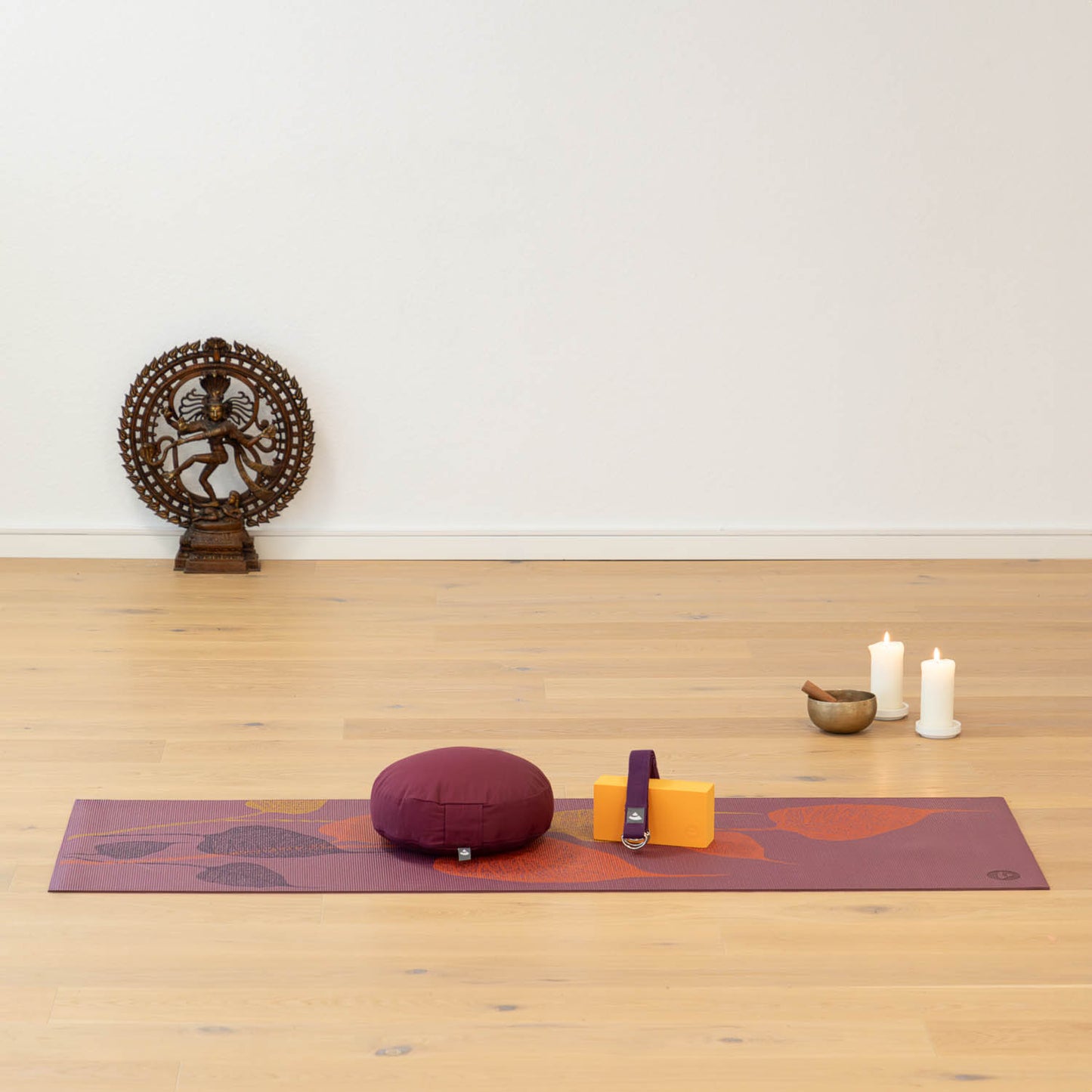 Tree Leaf and Leaves Pattern Yoga Mats - Leela Collection