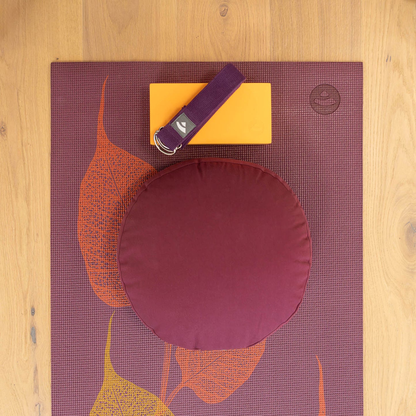 Tree Leaf and Leaves Pattern Yoga Mats - Leela Collection