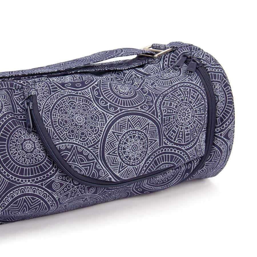 EXTRA LONG Maharaja Asana 80 Cotton Yoga Mat Bag - fits 80cm wide Yoga Mats