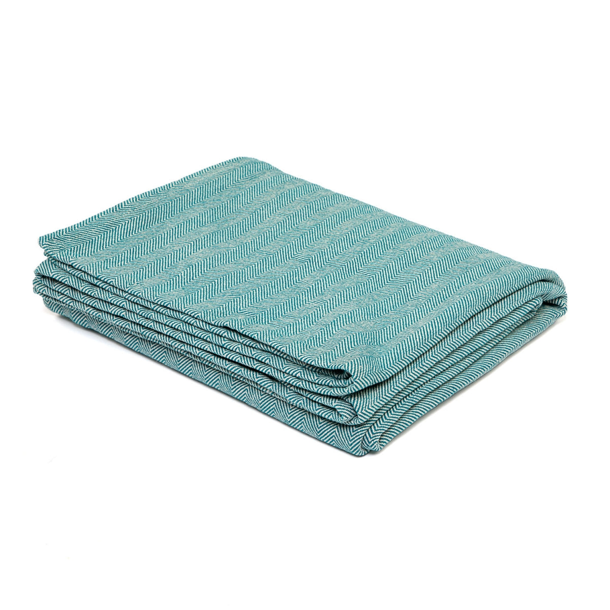 200cm EXTRA LONG Traditional NIDRA Herringbone patterned Cotton Yoga Blanket
