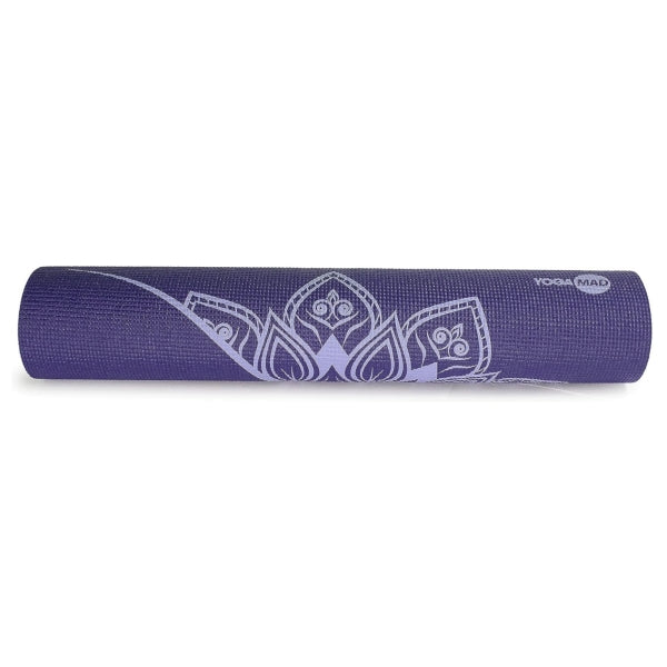 183cm Mandala Alignment Print Yoga Mat - 4mm
