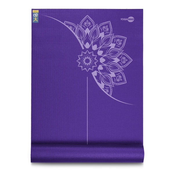 183cm Mandala Alignment Print Yoga Mat - 4mm