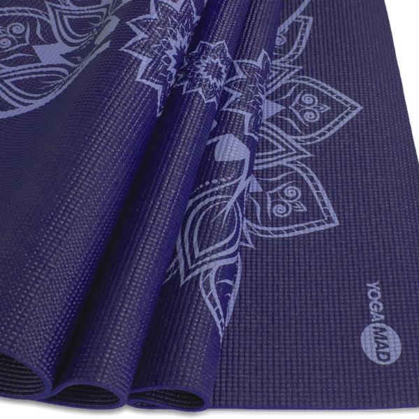 183cm Mandala Alignment Print Yoga Mat - 4mm