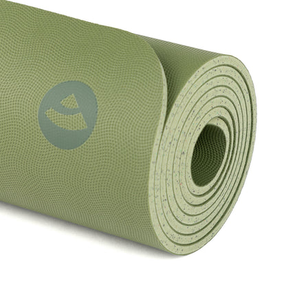 EcoPRO Natural Rubber Diamond Yoga Mat - 6mm Thick