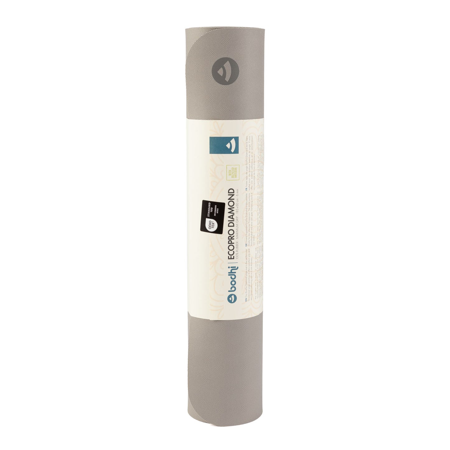 EcoPRO Natural Rubber Diamond Yoga Mat - 6mm Thick