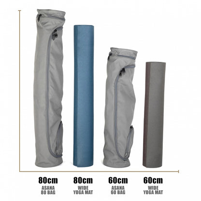 EXTRA LONG Maharaja Asana 80 Cotton Yoga Mat Bag - fits 80cm wide Yoga Mats