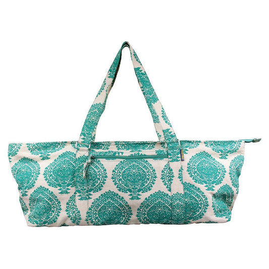 DELUXE Sea Green Yoga Prop Bag | Holdall Kit Bag