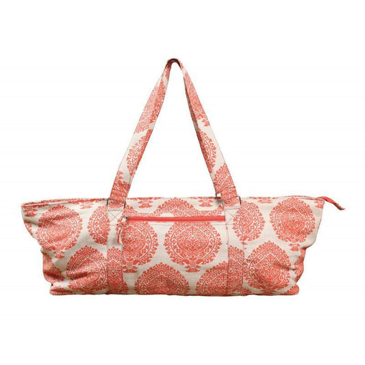 DELUXE Orange Yoga Prop Bag | Holdall Kit Bag
