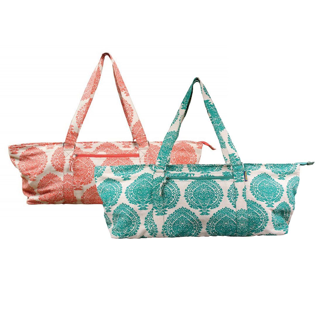 DELUXE Orange Yoga Prop Bag | Holdall Kit Bag