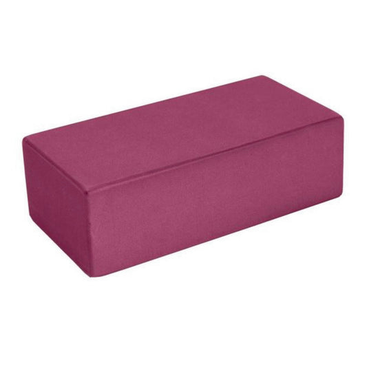 1 x Burgundy Red Hi-density EVA Foam Yoga Brick