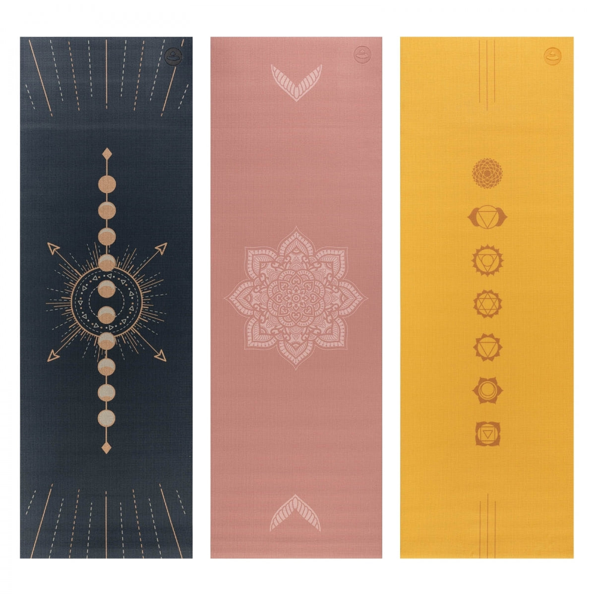 Lunalign Mehndi Mandala and Chakralign Yoga Mats - Leela Collection