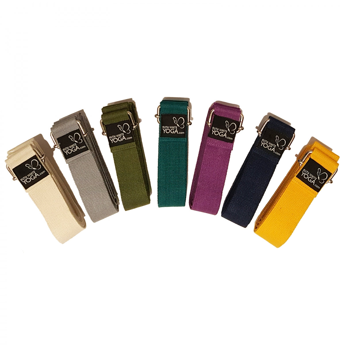 Classic Yoga Belts - Straps - 250cm - SQUARE Buckle