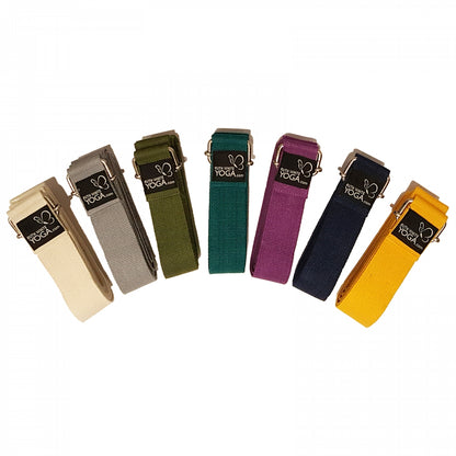 Classic Yoga Belts - Straps - 250cm - SQUARE Buckle