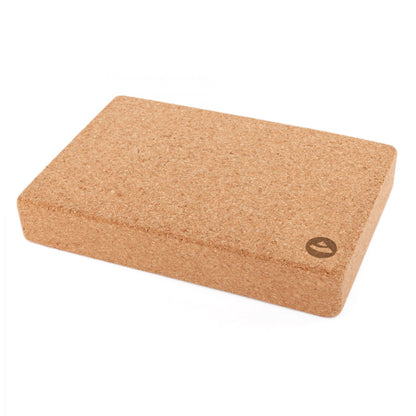 2 x BODHI Natural Cork FULL Height Yoga Blocks - Pack of 2