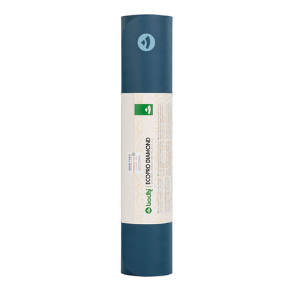 EcoPRO Natural Rubber Diamond Yoga Mat - 6mm Thick