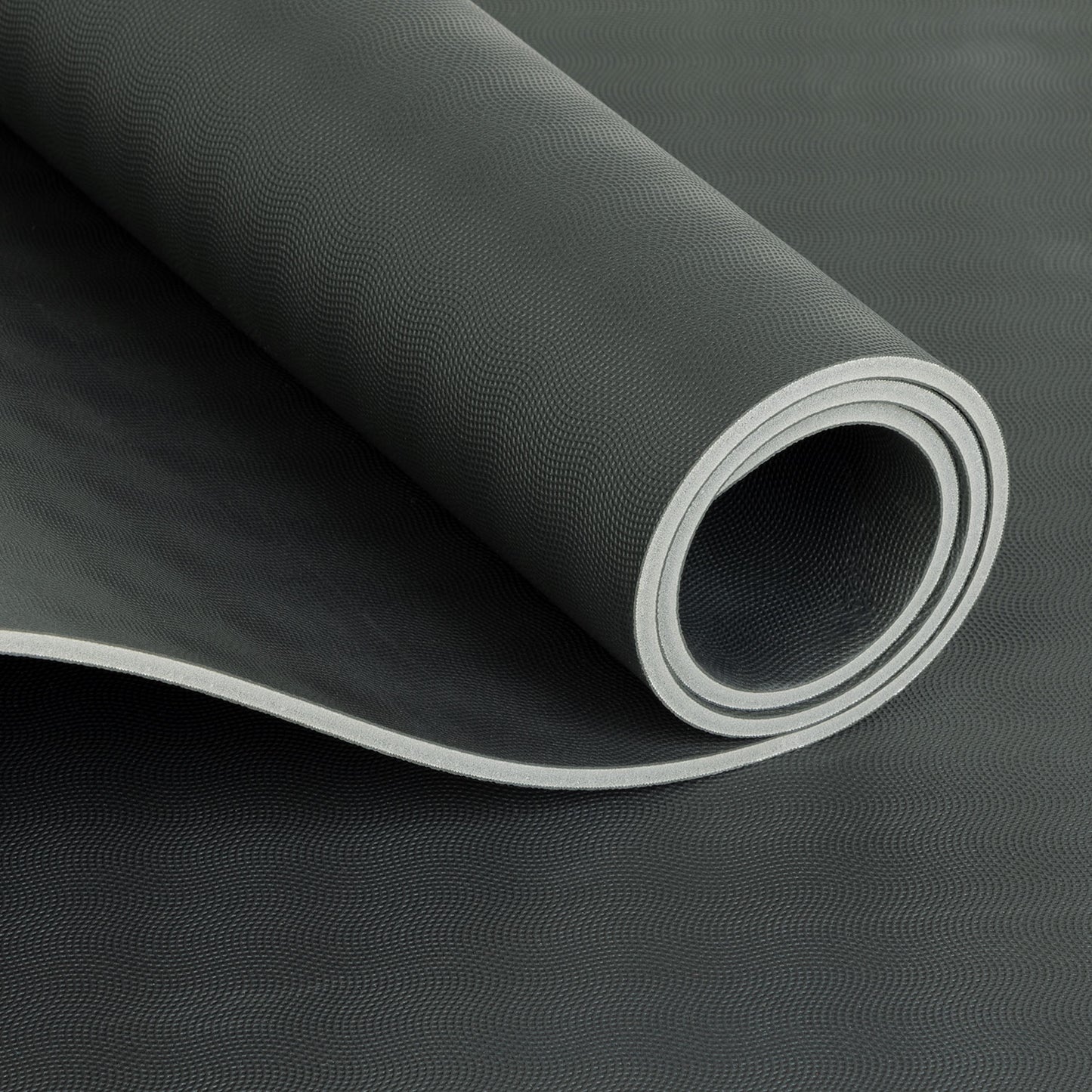 EcoPRO Natural Rubber Diamond Yoga Mat - 6mm Thick