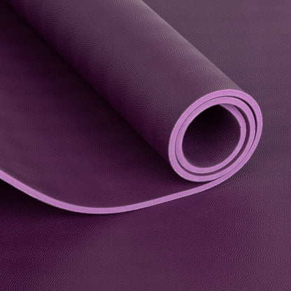 EcoPRO Natural Rubber Diamond Yoga Mat - 6mm Thick