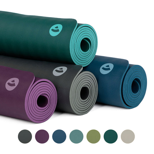 EcoPRO Natural Rubber Diamond Yoga Mat - 6mm Thick