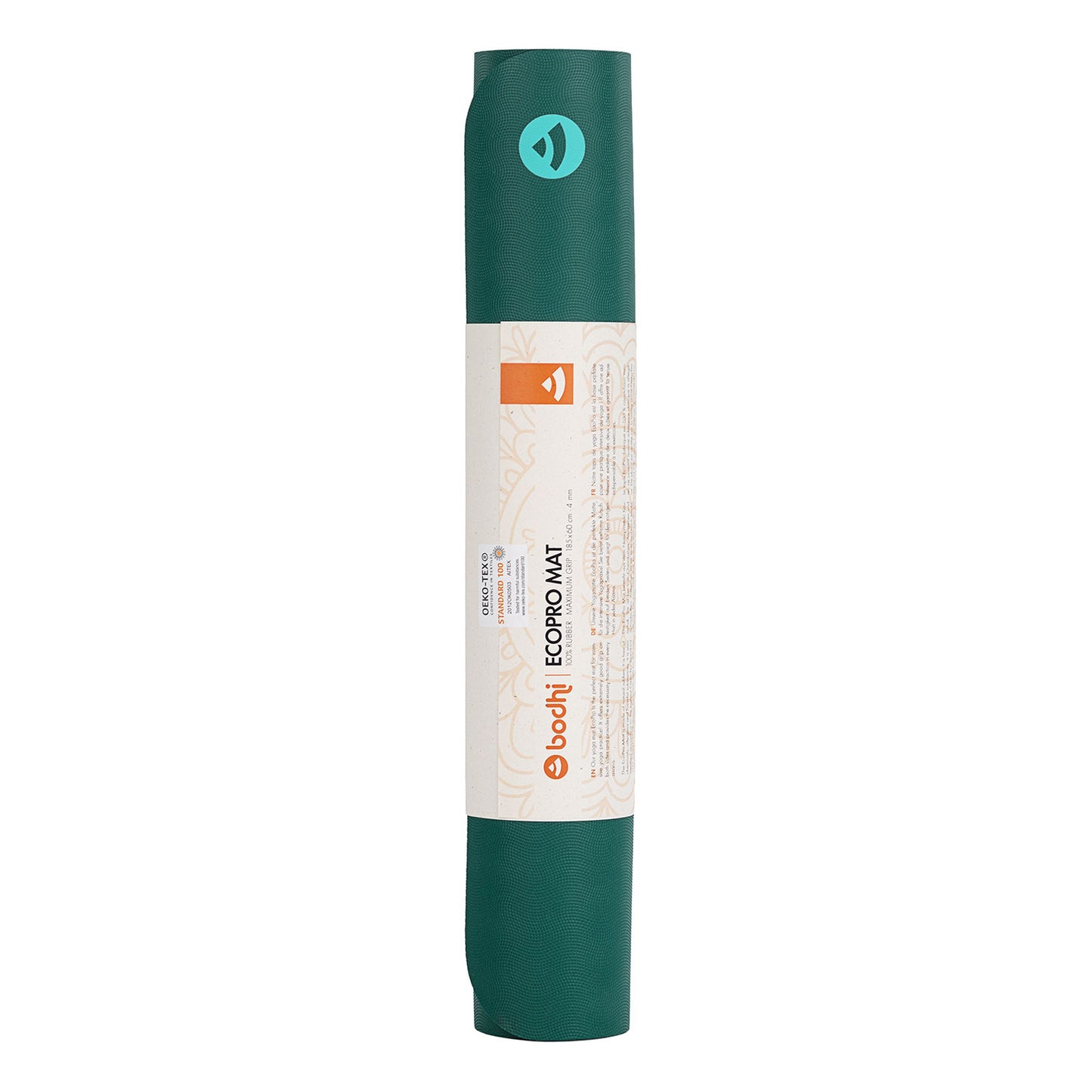 EcoPRO Natural Rubber Standard Yoga Mat - 4mm Thick