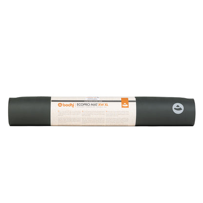 XL XW EcoPRO Natural Rubber Standard Yoga Mat - 4mm Thick - 200cm EXTRA LONG and 66cm EXTRA WIDE
