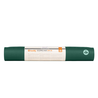 XL XW EcoPRO Natural Rubber Standard Yoga Mat - 4mm Thick - 200cm EXTRA LONG and 66cm EXTRA WIDE