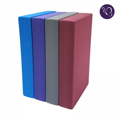 2 x EVA Foam FULL Height Yoga Blocks - Pack of 2 - Pair of EVA Blocks