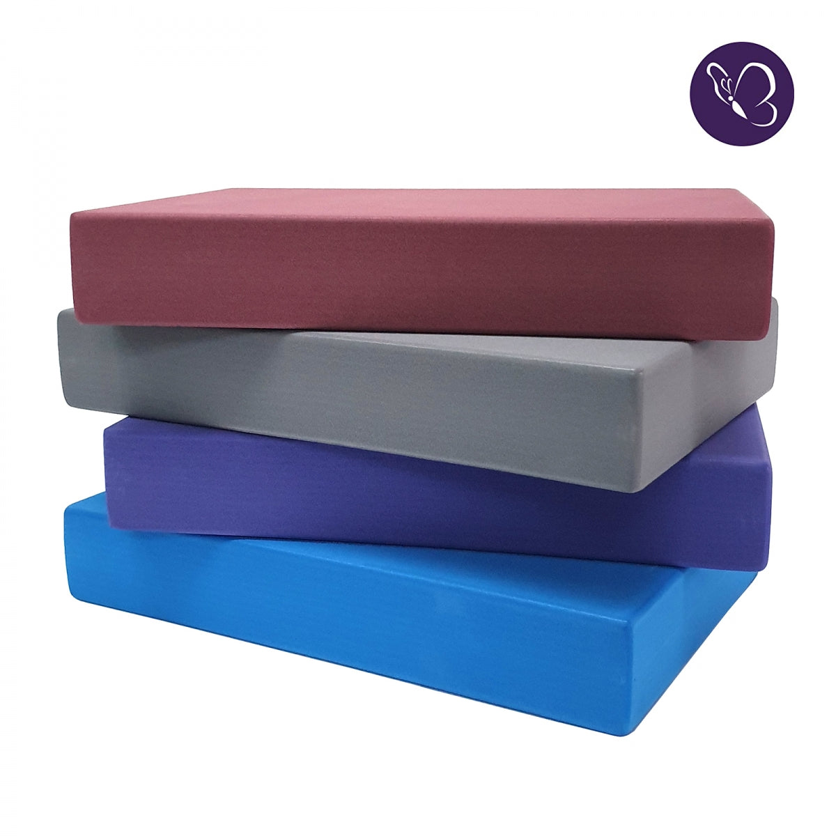 2 x EVA Foam FULL Height Yoga Blocks - Pack of 2 - Pair of EVA Blocks