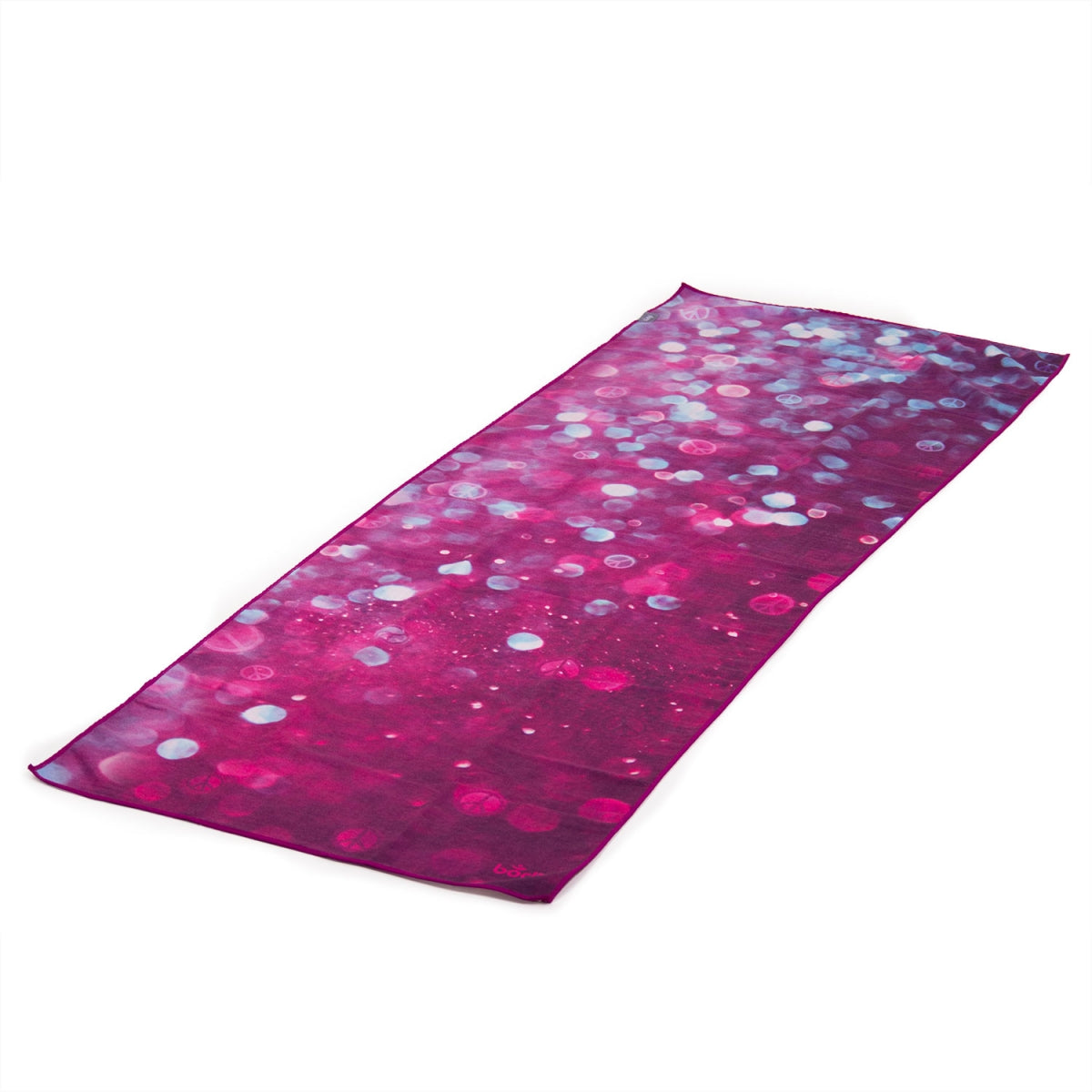 Hot Yoga Grip Towel² with anti-slip Silicone Dots | Drops of Peace print design