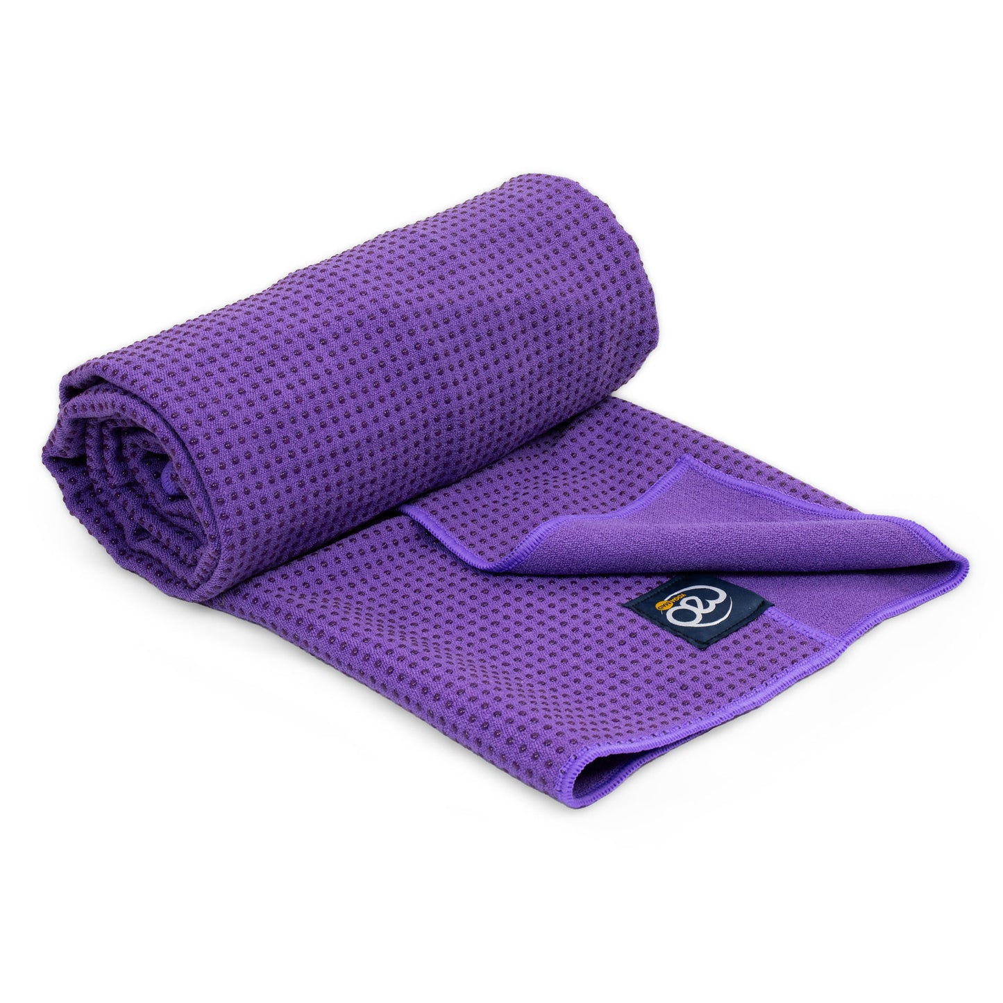 Hot Yoga GRIP TOWEL with anti-slip Silicone Dots | Plain colour