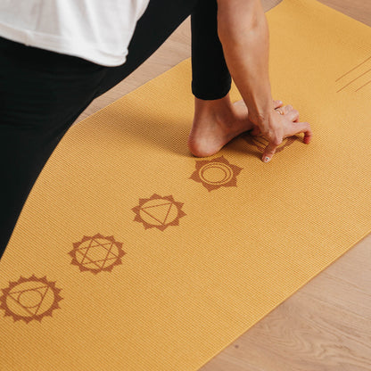 Lunalign Mehndi Mandala and Chakralign Yoga Mats - Leela Collection