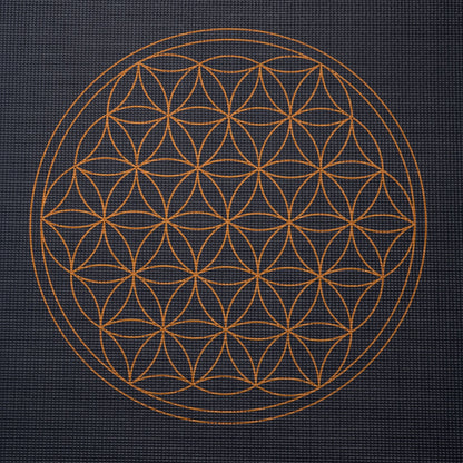 Big Elephant and Flower of Life Yoga Mats - Leela Collection