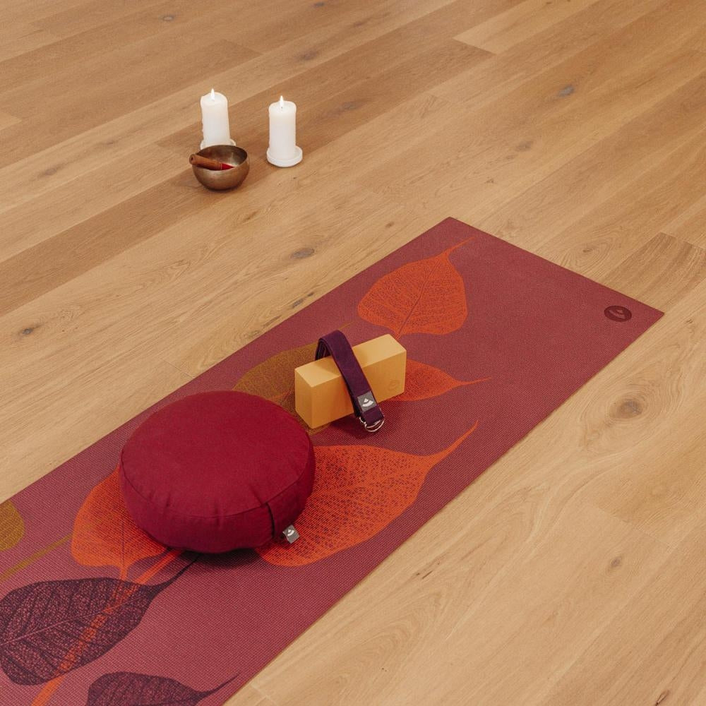 Tree Leaf and Leaves Pattern Yoga Mats - Leela Collection