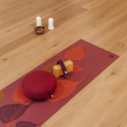 Tree Leaf and Leaves Pattern Yoga Mats - Leela Collection