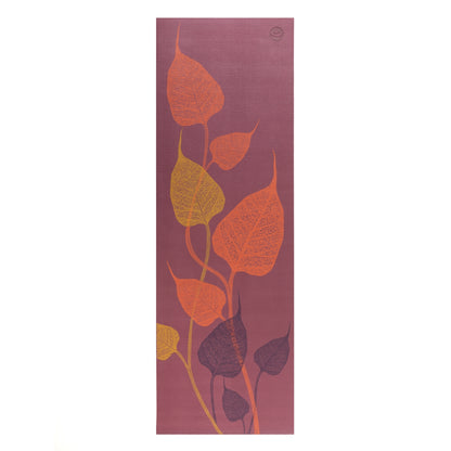 Tree Leaf and Leaves Pattern Yoga Mats - Leela Collection