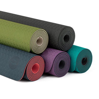 Eco-Friendly Lightweight TPE Yoga Mat FLOW - 5mm Thick