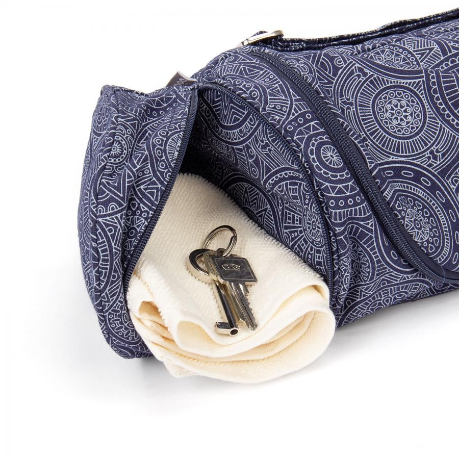 EXTRA LONG Maharaja Asana 80 Cotton Yoga Mat Bag - fits 80cm wide Yoga Mats