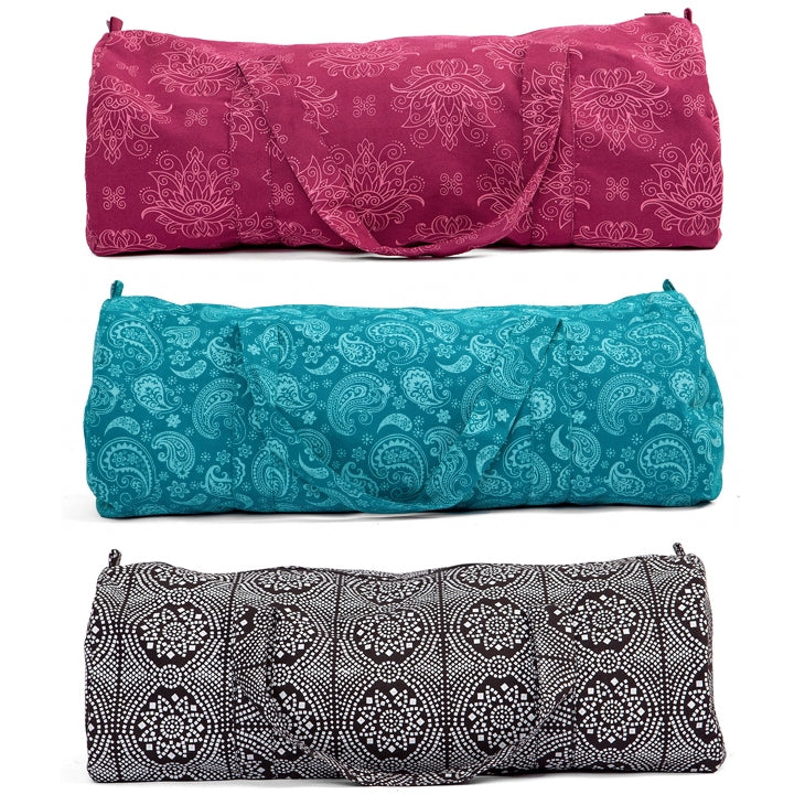 Berry Pink Maharaja Cotton Hot Yoga Holdall Kit Bag