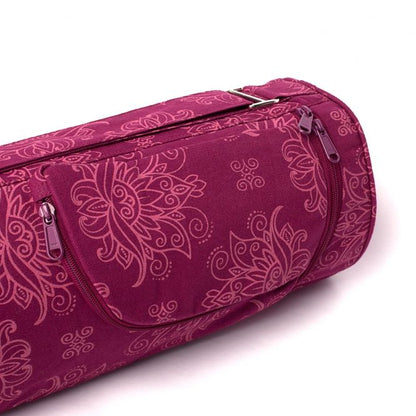 EXTRA LONG Maharaja Asana 80 Cotton Yoga Mat Bag - fits 80cm wide Yoga Mats