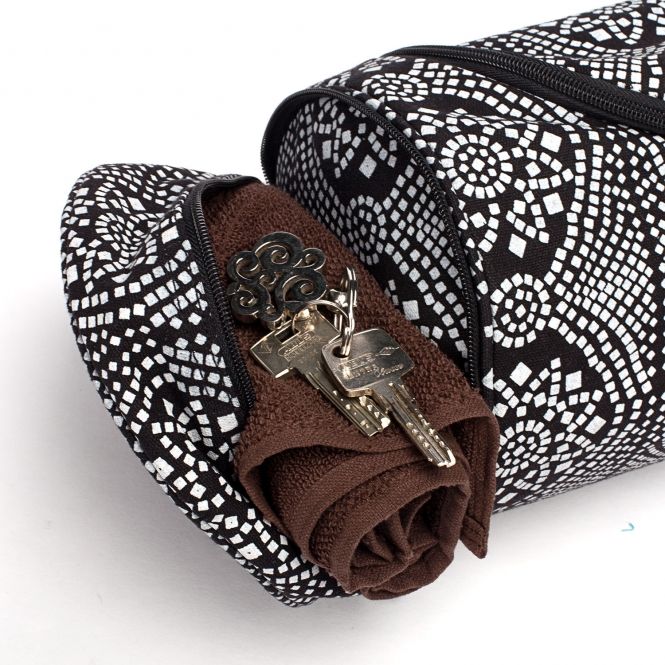 EXTRA LONG Maharaja Asana 80 Cotton Yoga Mat Bag - fits 80cm wide Yoga Mats