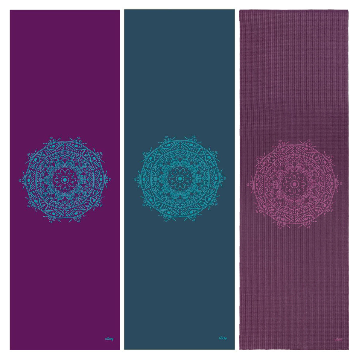 Mandala Print Pattern Yoga Mats - Leela Collection