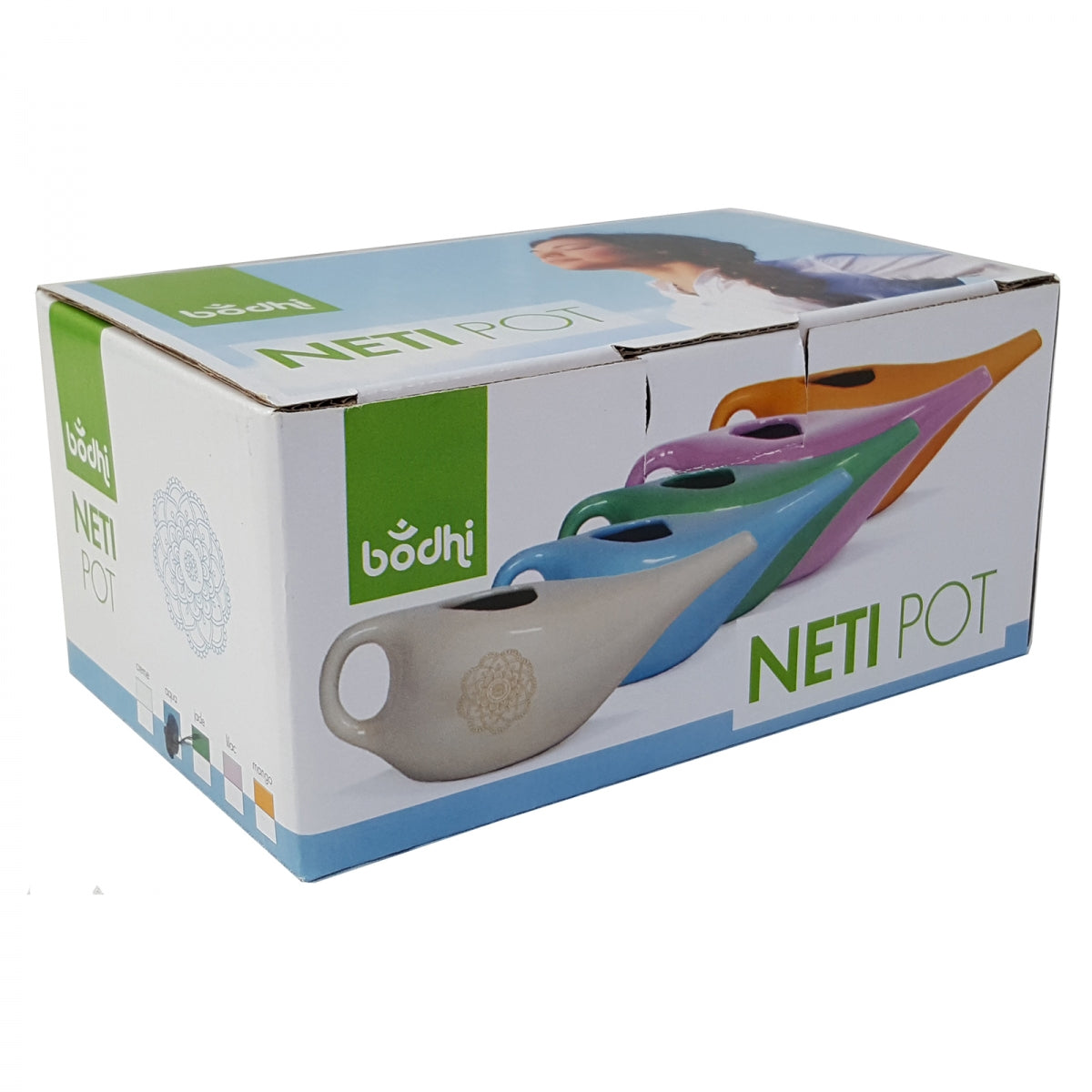 TEACHER PACK of 10 | Nasal Neti Pot with Mandala Pattern | Ceramic Neti Pot